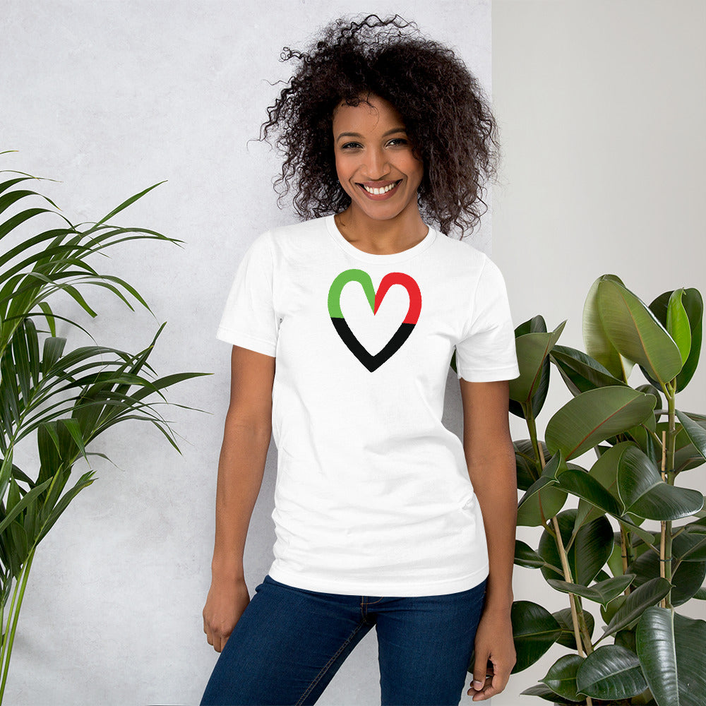 Heart Short-Sleeve Women T-Shirt