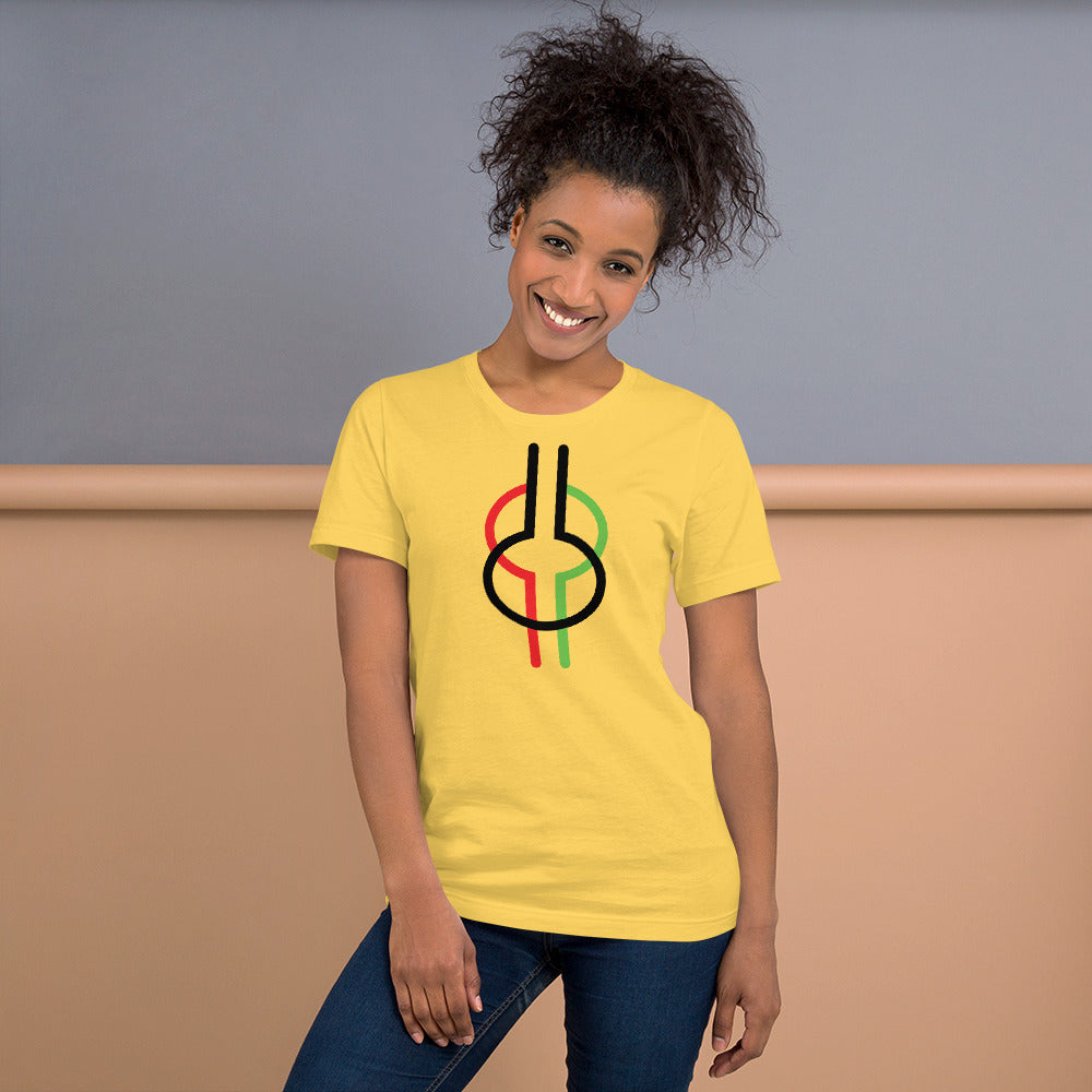 Wisdom Knot (Nyansapo) Short-Sleeve Unisex T-Shirt